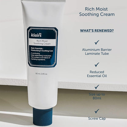 [Dear Klairs] Rich Moist Soothing Cream 80ml