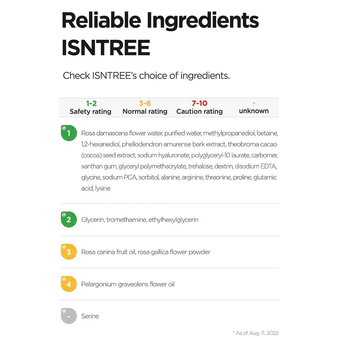 [Isntree] 真實玫瑰鎮靜面膜 100毫升