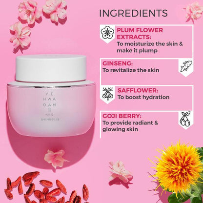 [Thefaceshop] YEHWADAM PLUM FLOWER REVITALIZING EYE CREAM - 25ML