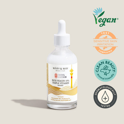 [Mary&May] Idebenone+Blackberry Complex Serum_80ml+[Mary&May] Rice niacin 10% Triple Vitamin Serum 80ml+[Mary&May] Retinol 0.1% Bakuchiol Cica Serum 80ml