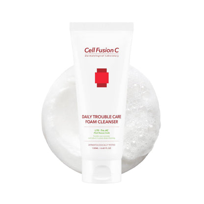 [CellFusionC] TRE.AC Daily Trouble Care Foam Cleanser - 130ml