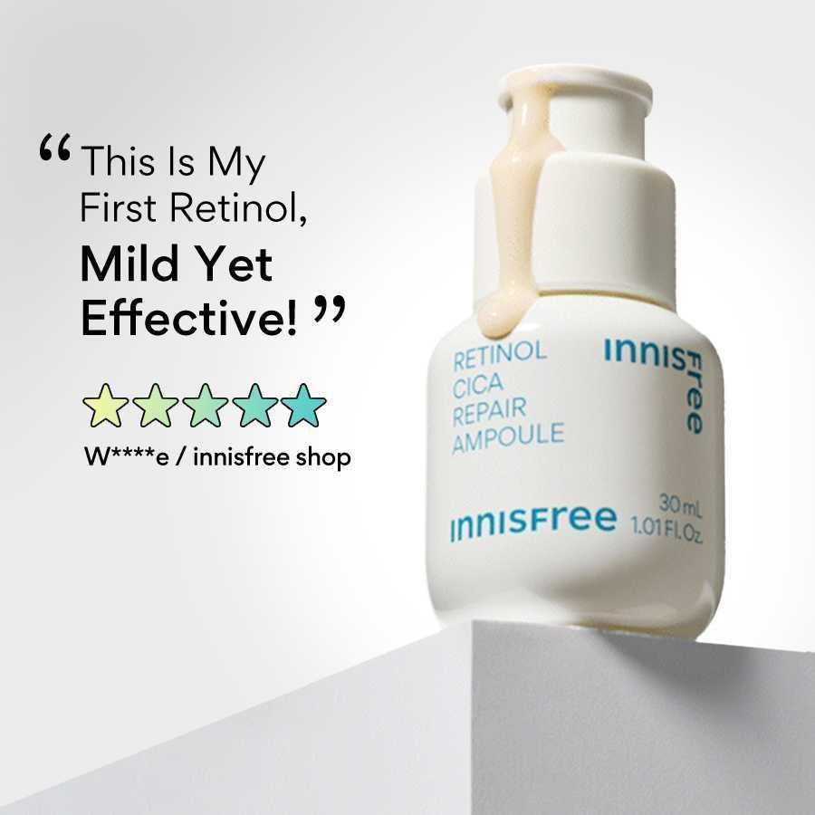 [Innisfree] 視黃醇積雪草修補安瓶 30ml