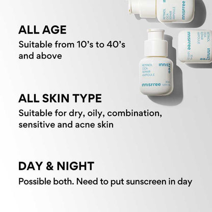 [Innisfree] 視黃醇積雪草修補安瓶 30ml