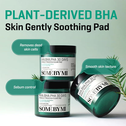 [Somebymi] AHA BHA PHA 30 Days Miracle Truecica Clear Pad 70ea