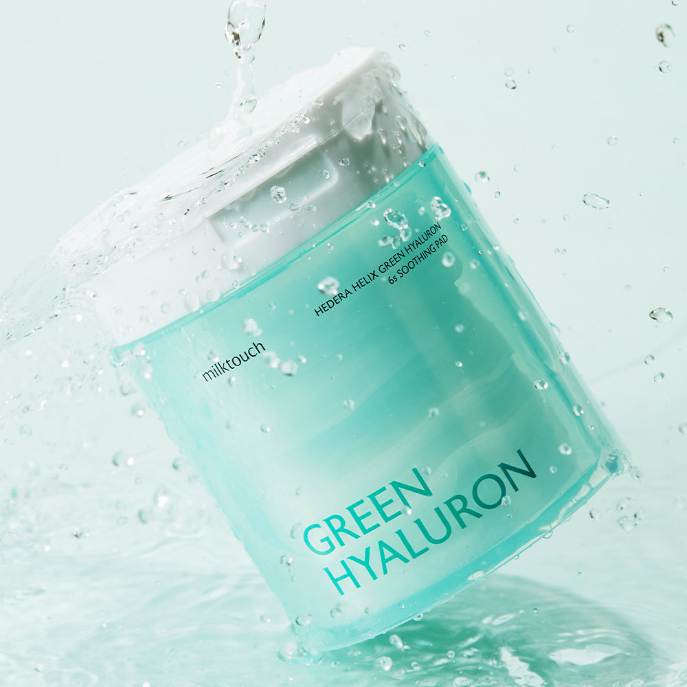 [milktouch] 常春藤綠色玻尿酸6秒舒緩棉片 60片