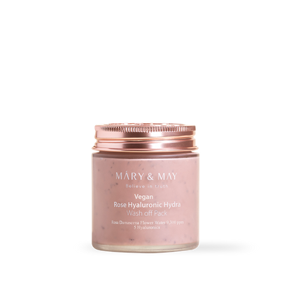 [Mary&May] 玫瑰玻尿酸保濕清洗式面膜 125g