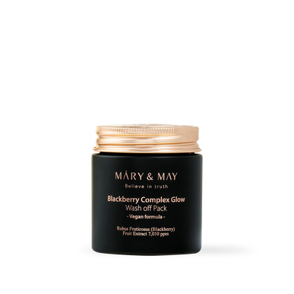 [Mary&May] 黑莓複合煥采沖洗式面膜 125g