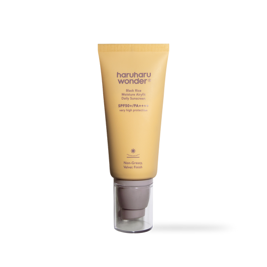 [haruharuwonder] 黑米清爽水潤日常防曬乳 無香 SPF50+ 50ml