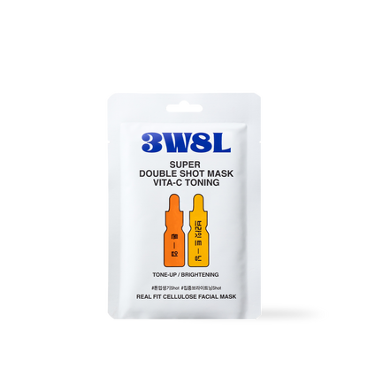 [3W8L] Super Double Shot Mask VitaC Toning 27ml
