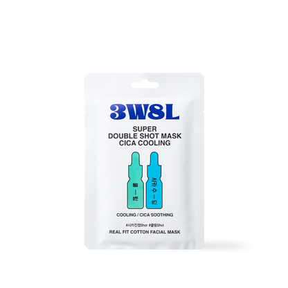 [3W8L] Super Double Shot Mask Cica Cooling 27ml
