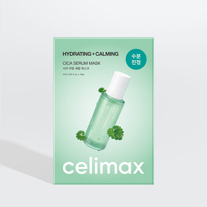 [celimax] The Real Cica Calming Serum Mask 10ea