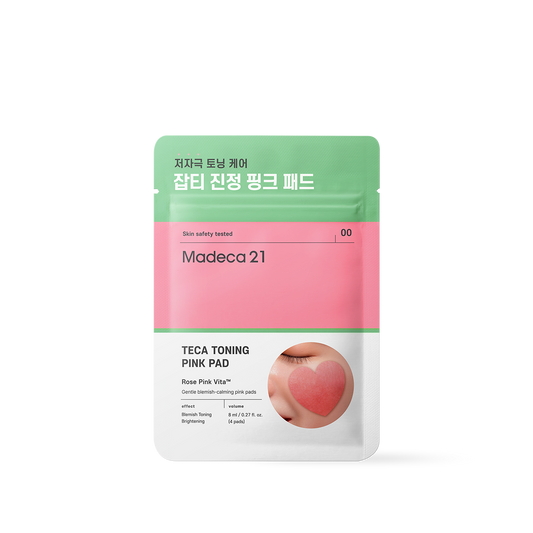 [Madeca21] Teca 調色粉紅棉片 4片