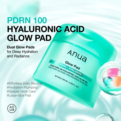 [anua] PDRN 100 玻尿酸煥活棉片 180ml 60片