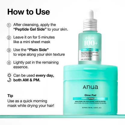 [anua] PDRN 100 玻尿酸煥活棉片 180ml 60片