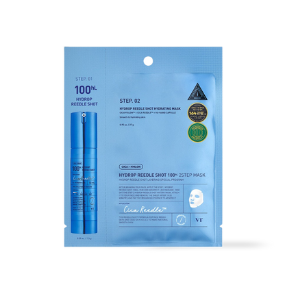 [VT Cosmetics] HYDROP 玻尿酸微針修護面膜 100hL 2步驟面膜