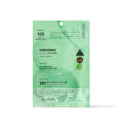 [VT Cosmetics] RETI-A Reedle Shot 100 2STEP Hydrogel Mask 1ea
