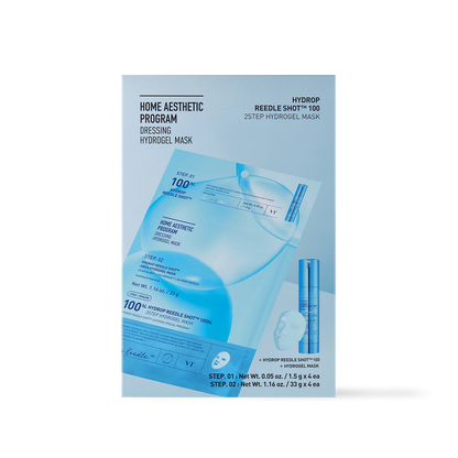 [VT Cosmetics] HYDROP Reedle Shot 100hl 2步驟水凝膠面膜 - 2種款式