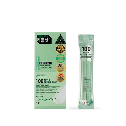 [VT Cosmetics] 100 RETI-A 逆齡煥膚微針安瓶 10入