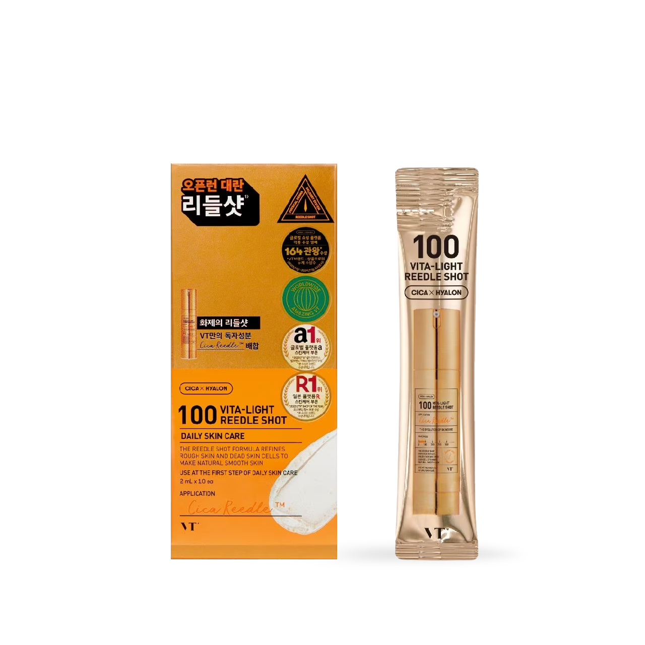 [VT Cosmetics] 100 VITA-LIGHT 纖維針劑 10片