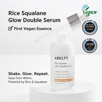 Abelty Rice Squalane Glow Double Serum 50ml