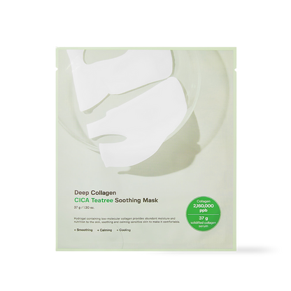 [SUNGBOON EDITOR] Deep Collagen Cica Teatree Soothing Mask 37g*4ea