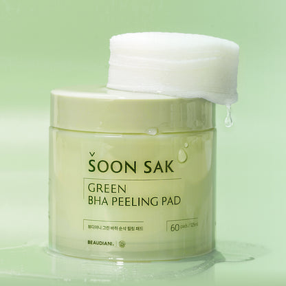 [Beaudiani] Green BHA Soon Sak Peeling Pad 60ea