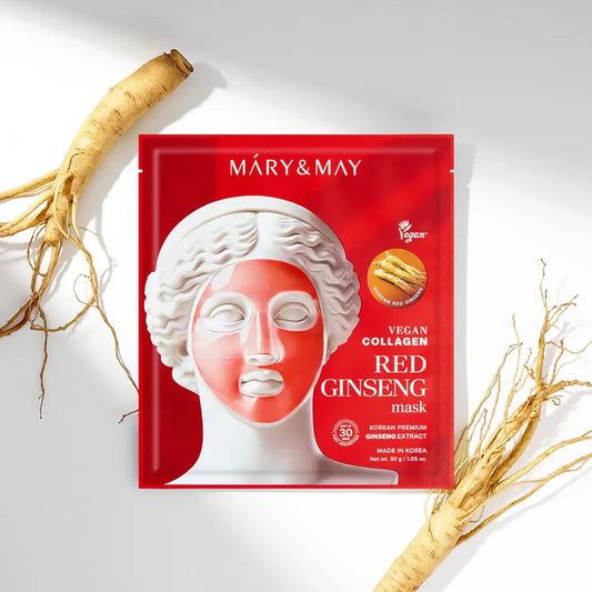 [Mary&May] Vegan Collagen Charcoal PDRN Mask (30g x4)