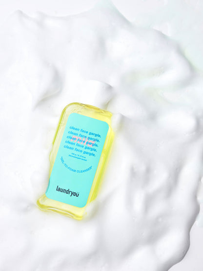 [Laundryou] Clean Face Gargle Gel-to-Foam Cleanser Mild 160g