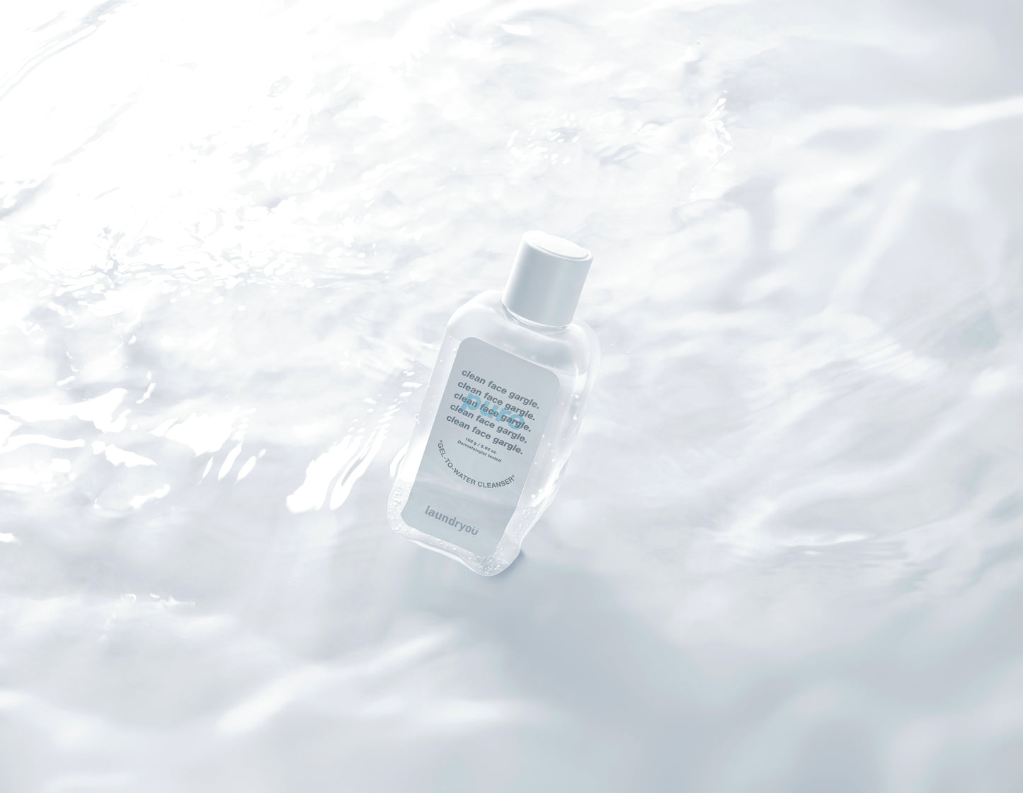 [Laundryou] Clean Face Gargle Gel-to-Foam Cleanser PURE 160g