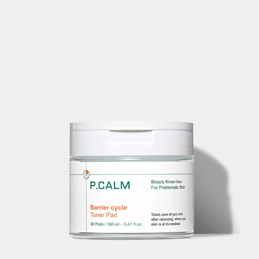 P.CALM Barrier Cycle Calming Toner Pads 160ml
