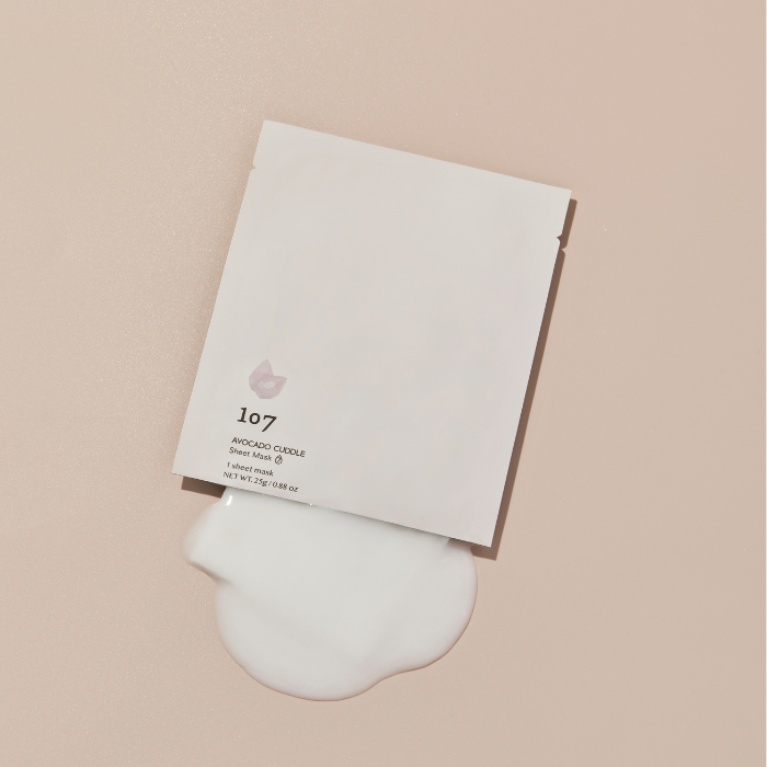 107 AVOCADO CUDDLE Sheet Mask (5 sheets set) 25g*5sheets