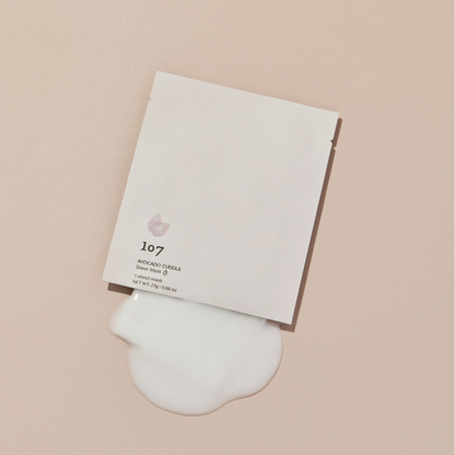 107 AVOCADO CUDDLE Sheet Mask (5 sheets set) 25g*5sheets