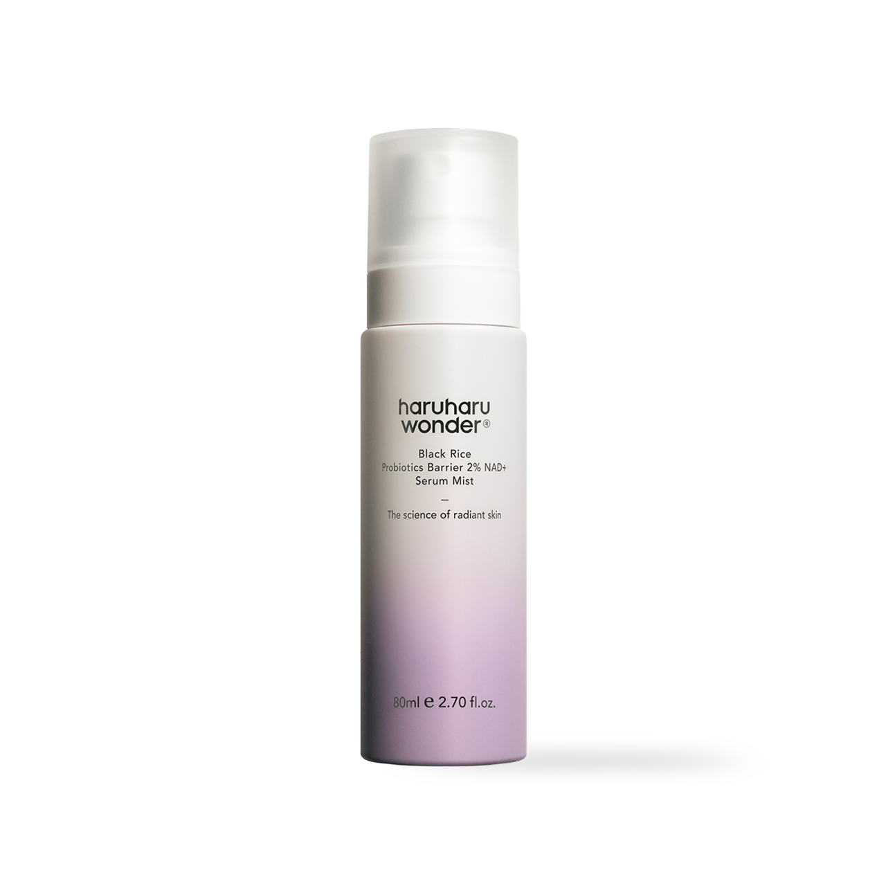 [haruharuwonder] 黑米益生菌屏障2% NAD + 精華噴霧 80ml
