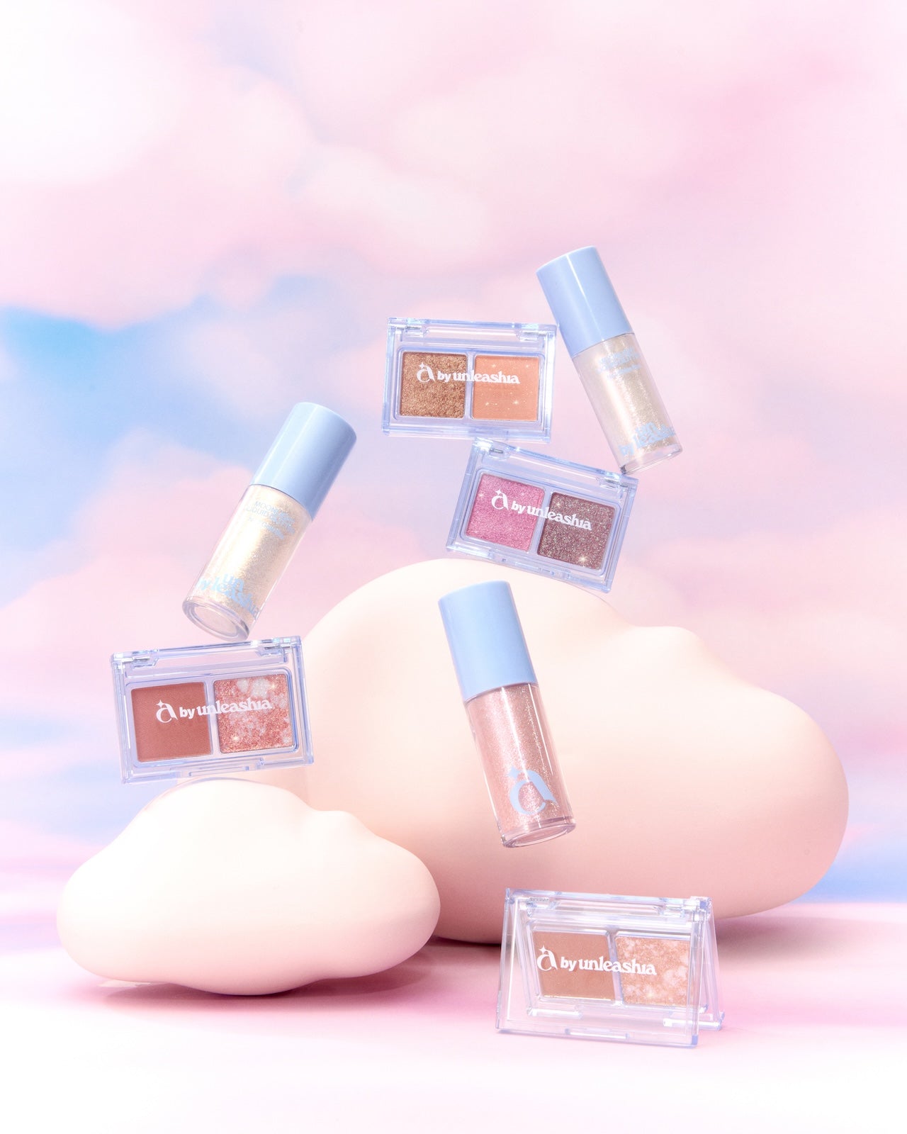 [Unleashia] A by Unleashia Cotton Candy Face Palette 1.3g - 6 Colors