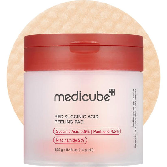 [Medicube] 紅琥珀酸去角質棉片 70片