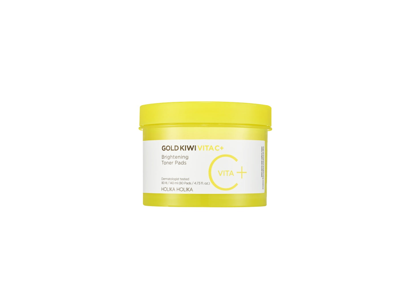 [HolikaHolika] Gold Kiwi Vita C Plus Brightening Toner Pad 80pcs