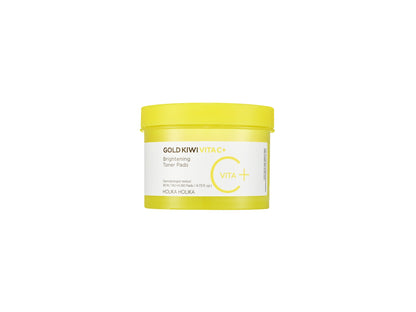 [HolikaHolika] Gold Kiwi Vita C Plus Brightening Toner Pad 80pcs