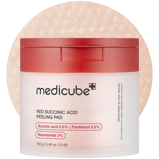 [Medicube] 紅琥珀酸去角質棉片 70片