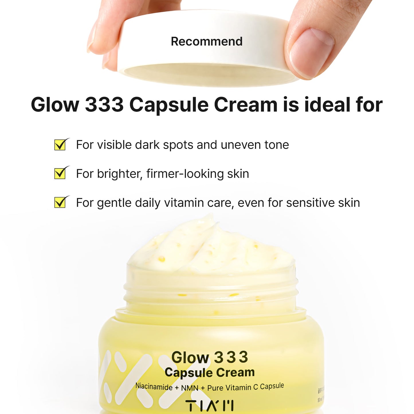 [TIAM] Glow 333 Capsule Cream 50ml