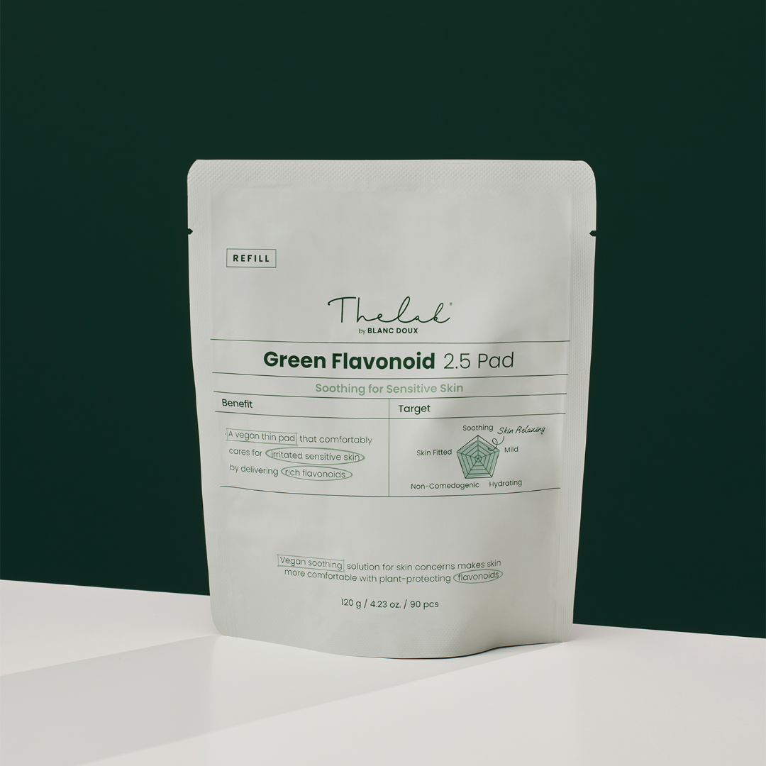 [THE LAB By BLANC DOUX] Green Flavonoid™ 2.5 舒緩棉片 120g (90片) 補充包