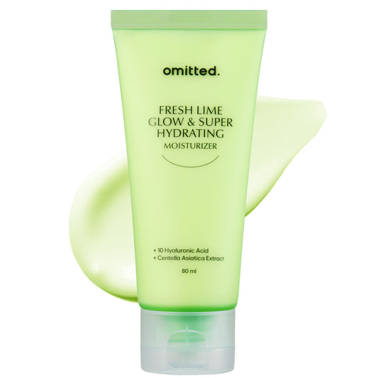 Omitted Fresh Lime Glow & Super Hydrating Moisturizer 80ml | Radiant & Deeply Moisturizing