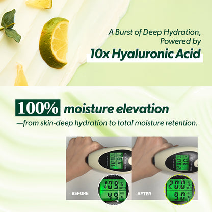Omitted Fresh Lime Glow & Super Hydrating Moisturizer 80ml | Radiant & Deeply Moisturizing