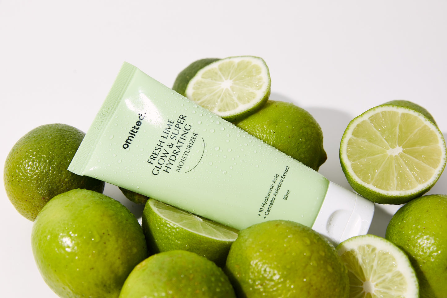 Omitted Fresh Lime Glow & Super Hydrating Moisturizer 80ml | Radiant & Deeply Moisturizing
