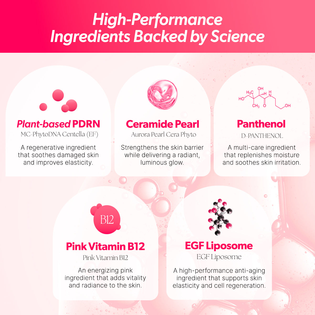 Omitted Pink Vita PDRN Bubble-Tox Ampoule 90ml | Revitalizing & Firming Anti-Aging Serum