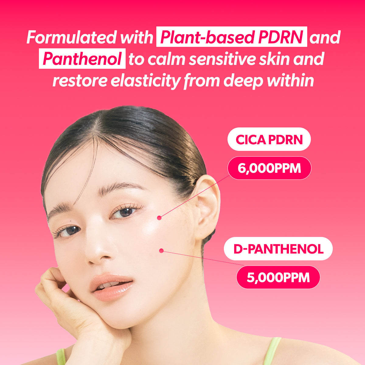 Omitted Pink Vita PDRN Bubble-Tox Ampoule 90ml | Revitalizing & Firming Anti-Aging Serum