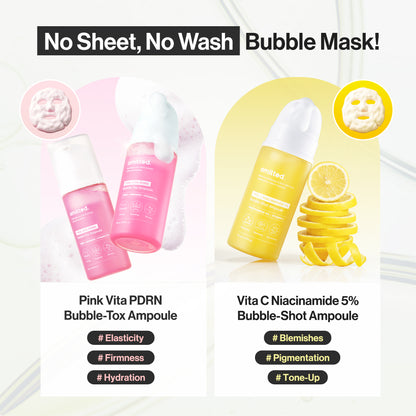 Omitted Vita C Niacinamide 5% Bubble-Shot Ampoule 90ml | Brightening & Spot Correcting