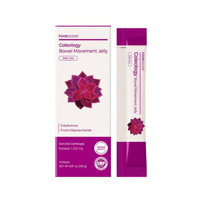 Foodology Coleology Bowel Movement Jelly 25g × 10 Sticks