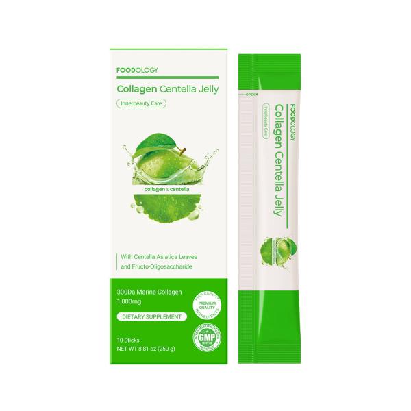 Foodology Collagen Centella Jelly 25g × 10 Sticks
