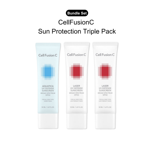 CellFusionC Sun Protection Triple Pack ― 50% OFF