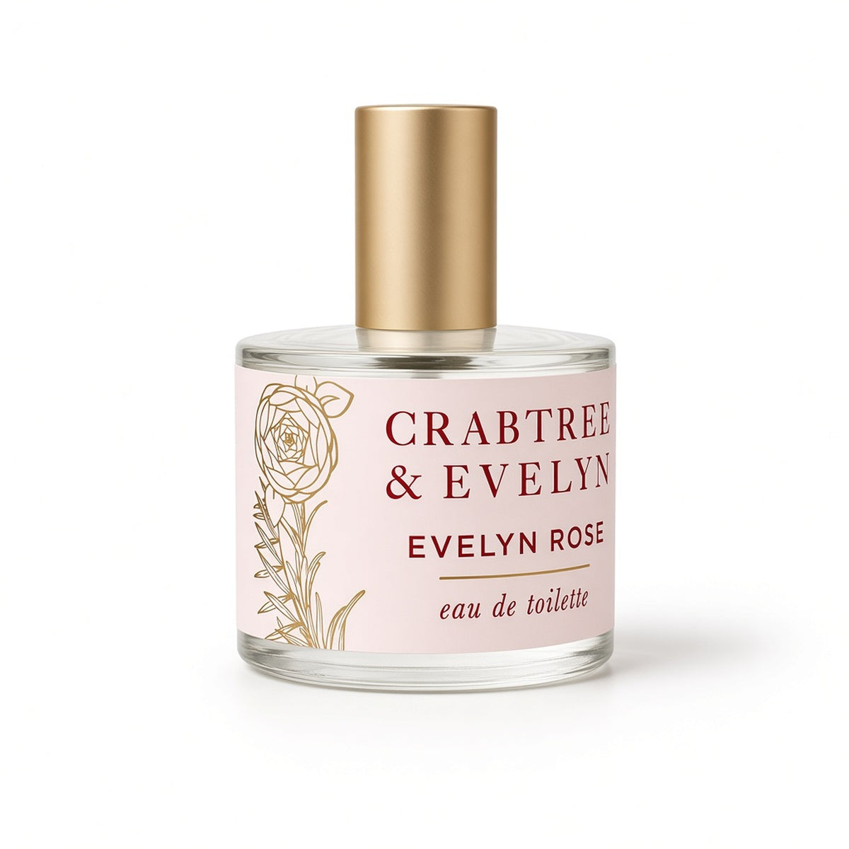 Crabtree & Evelyn Evelyn Rose Eau de Toilette 50mL bottle｜INT BEAUTE